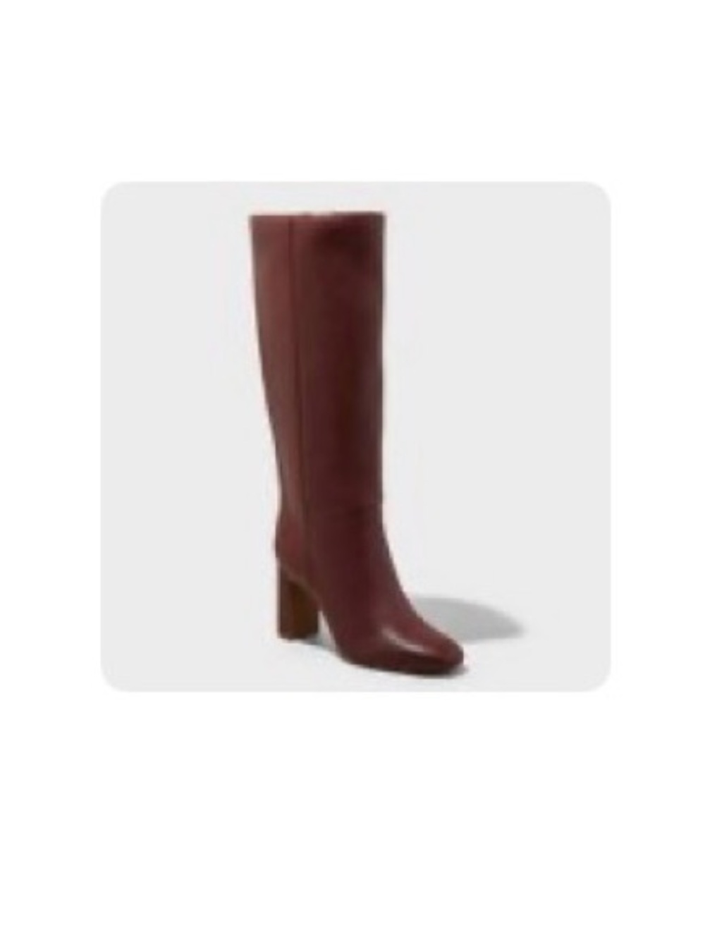 a new day Livia Stovepipe Tall Boots Burgundy